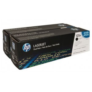 HP CB540AD - 125A (črna) dvojno pakiranje - Original toner