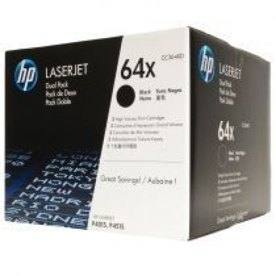 HP CC364XD (črna) dvojno pakiranje - Original toner