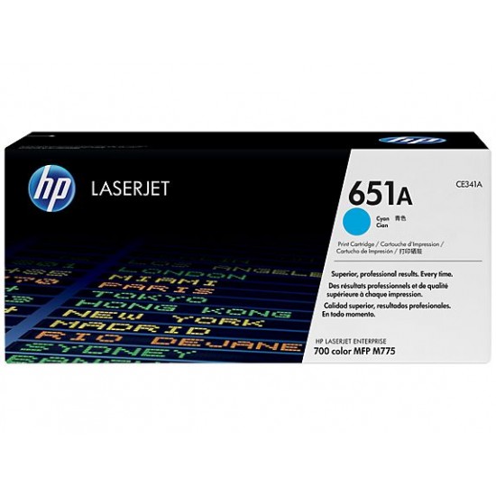 HP CE341A - 651A (modra) - Original toner