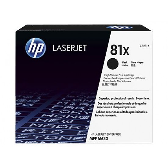 HP CF281X 81X (črna) - Original toner