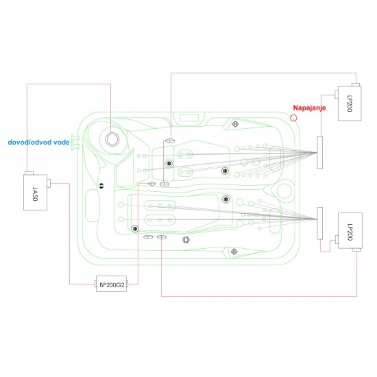JJSPA Beta 520 - Masažni bazen
