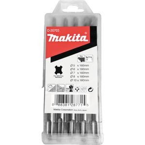 MAKITA D-20703 - 5-delni set SDS-Plus svedrov