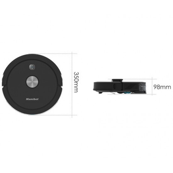 MAMIBOT EXVAC900S črn - Robotski sesalnik