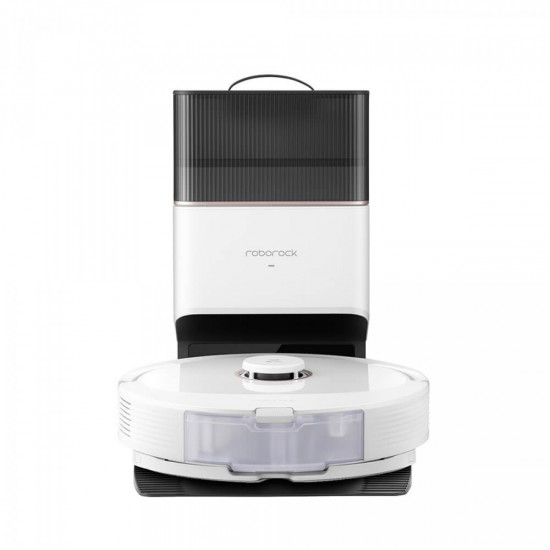 ROBOROCK Q8 MAX+ bela - Robotski sesalnik s samopraznilno postajo