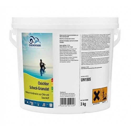 CHEMOFORM - Chlor Schock Oxy granulat 3 kg