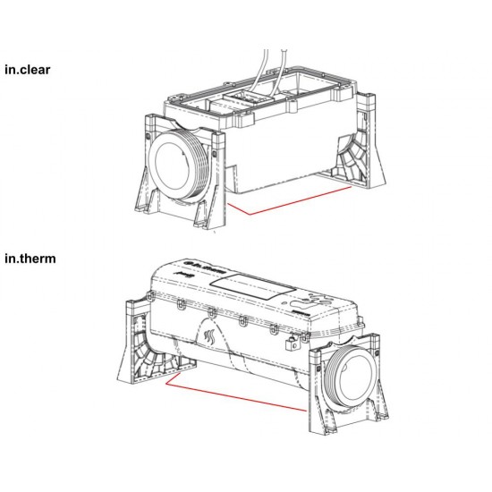 GECKO TP-3138 - In.clear in in.therm montažni nosilec