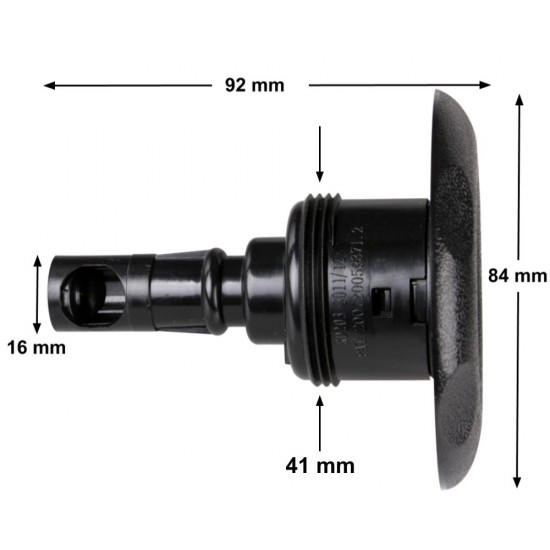 Rising Dragon 3" jet - Twin Roto Scallop