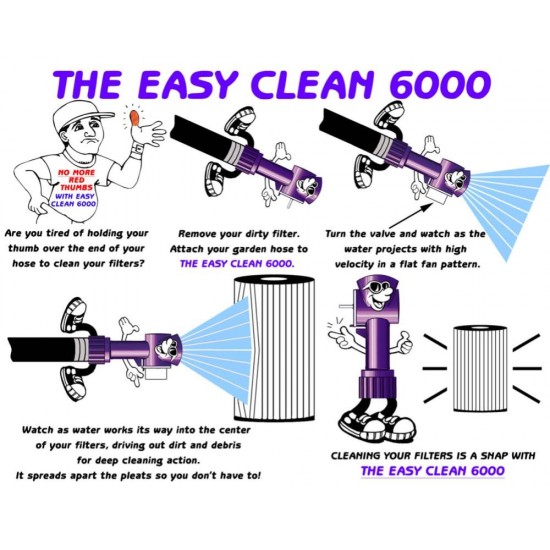 Easy Clean 6000 Nastavljiva pršilna kartuša