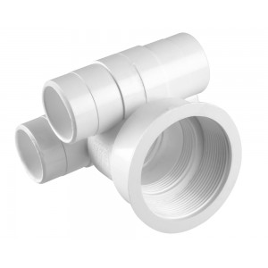 Waterway Poly Jet Tee vtičnica, 1" priključek