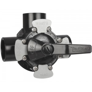 Waterway TrueSeal 3-potni preklopni ventil 2" M ali 1,5" F
