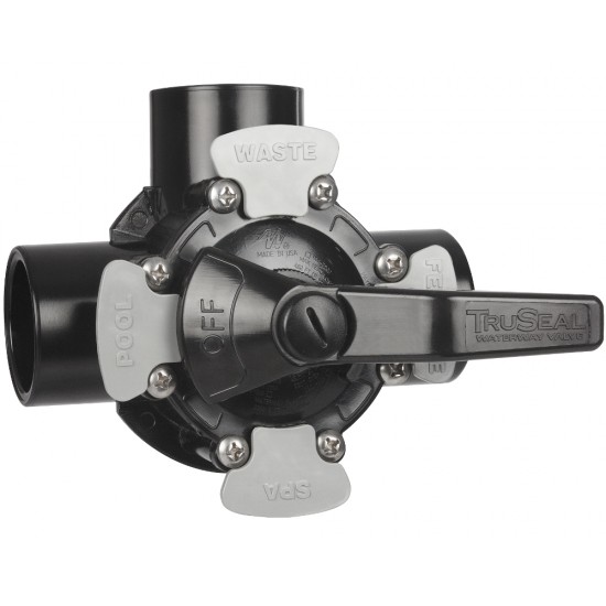 Waterway TrueSeal 3-potni preklopni ventil 2" M ali 1,5" F
