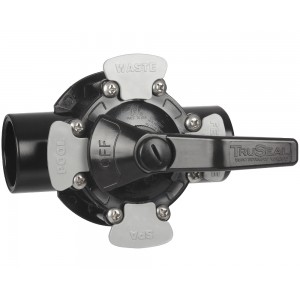 Waterway TrueSeal 2-smerni preklopni ventil 2" M ali 1,5" F