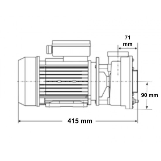 Enohitrostna črpalka Davey SpaPower Maxiflow