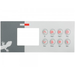 Gecko TSC-4 prekrivanje z 8 gumbi