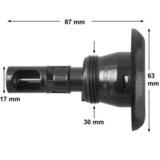 Rising Dragon 2,5" jet - Roto Scallop