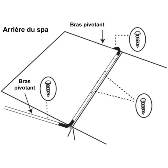 CoverMate III podaljšana vrtljiva roka 109 cm