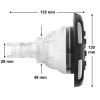 LVJ 5" curek - Lotus Multi-masaža