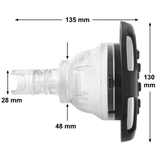 LVJ 5" curek - Lotus Multi-masaža