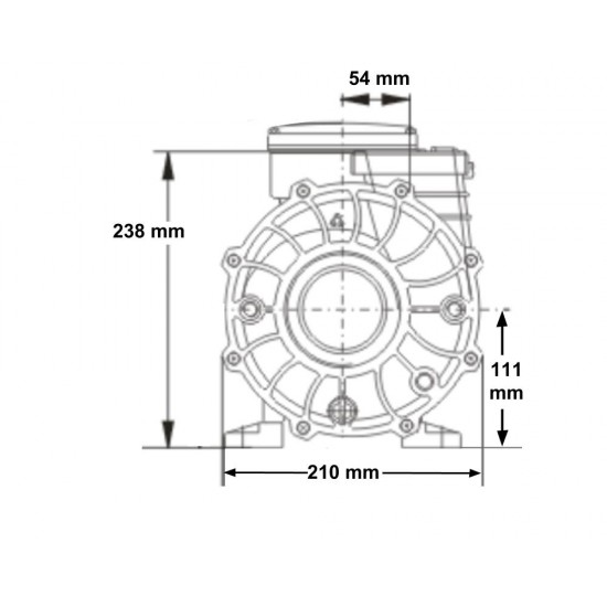 LX Whirlpool WP500-II 2-stopenjska črpalka