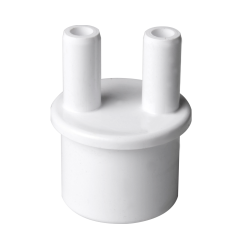 1" M razdelilnik, 2 vhoda 3/8" M+