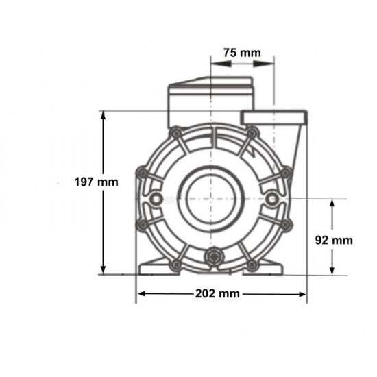 LX Whirlpool WP300-II 2-stopenjska črpalka