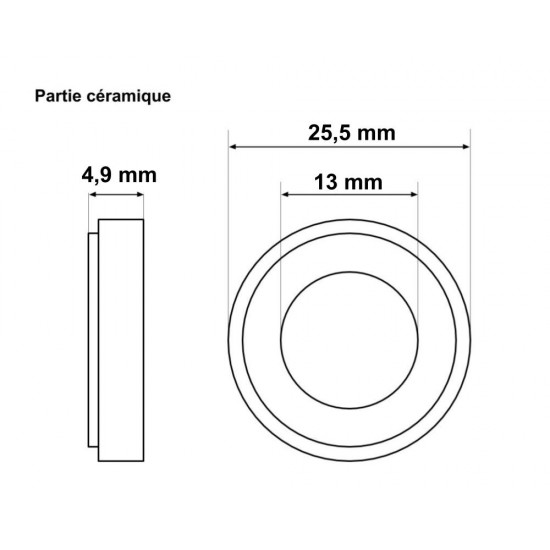 Mokro končno tesnilo za črpalke SIREM PBL + PB1C8024L1B