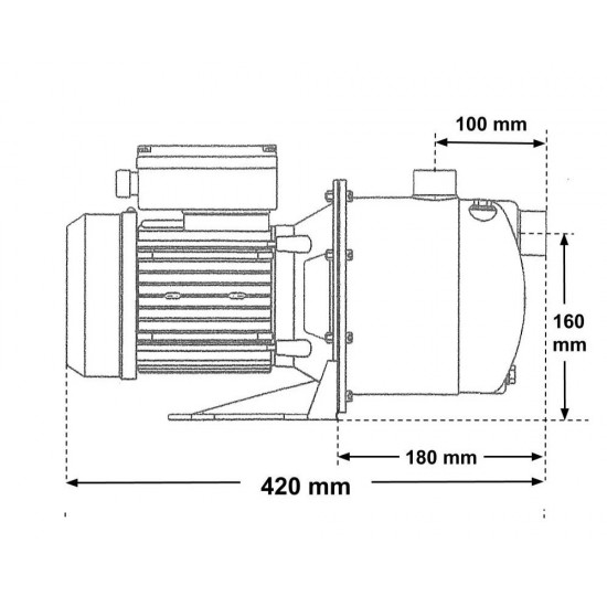 Enohitrostna črpalka LX Whirlpool BJZ150, 1,33 KM