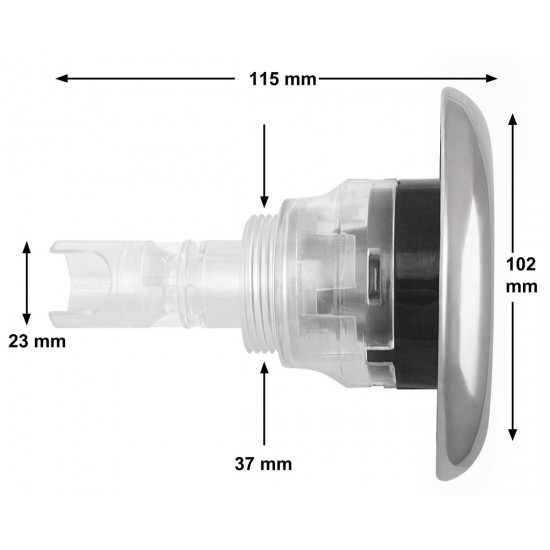 LVJ 4" jet - Crystal Twin Roto