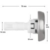 Usmerjeni curek Jazzi 2" Dream Maker