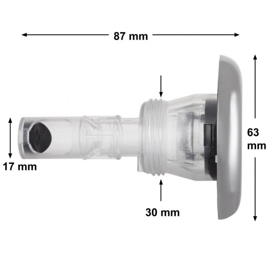 Rising Dragon 2,5" jet - Directional Inox