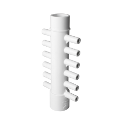 1" M/F razdelilnik, 12 priključkov 3/8" M+