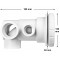 Balboa / HydroAir jet - 3-port Butterfly