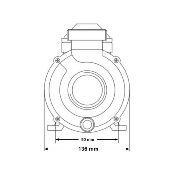 Obtočna črpalka Koller 0,40 HP, sredinsko sesanje