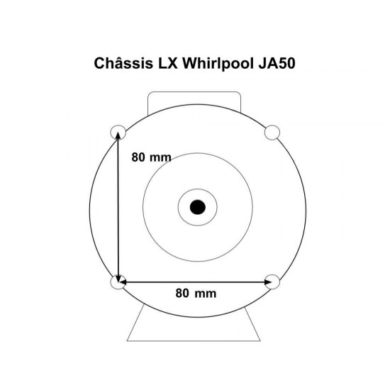 Enostopenjski motor črpalke LX Whirlpool JA50