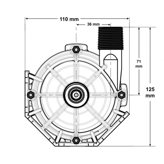 Črpalka Laing E10, 3/4" MPT priključek