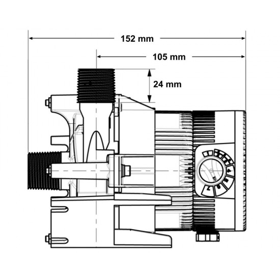 Črpalka Laing E10, 3/4" MPT priključek