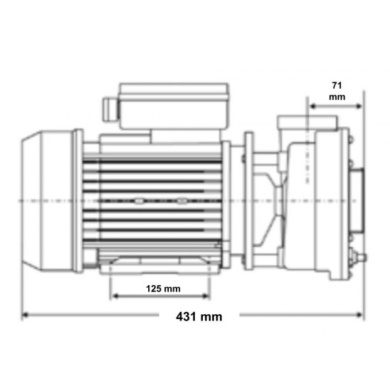 SpaPower Maxiflow 2-stopenjska črpalka