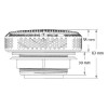 WATERWAY TP-2293 - Super Hi-Flo sesalni nastavek za 2" cev