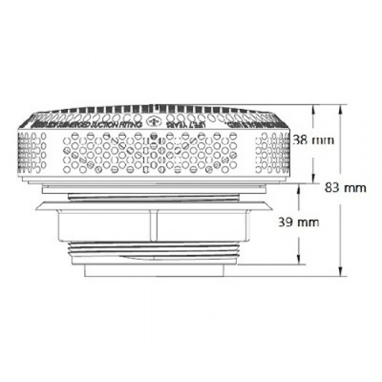 WATERWAY TP-2293 - Super Hi-Flo sesalni nastavek za 2" cev