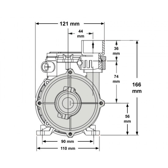 Obtočna črpalka Simaco SAM 21-3