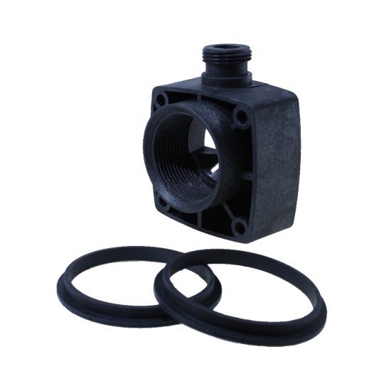 Končna kapica za elektro grelec z nastavkom za detektor pretoka