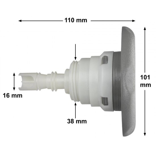Waterway Poly Storm navojni curek - Roto