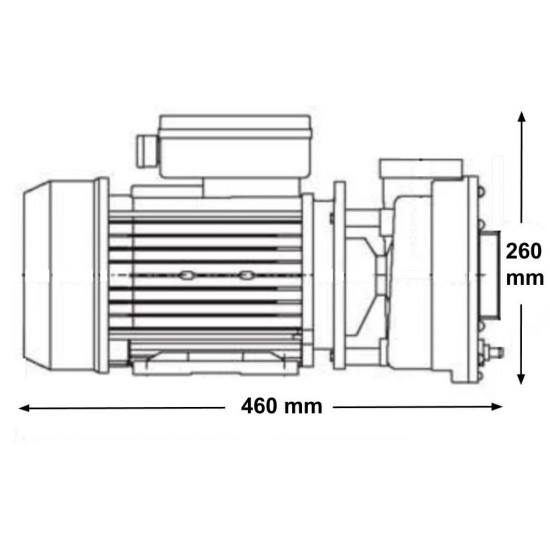 LX Whirlpool WP500-II 2-stopenjska črpalka