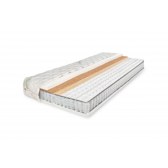 SLOVENSKA POSTELJA PREMIUM NATUR KOKOS - Vzmetnica z žepkastimi vzmetmi