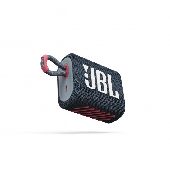 JBL Zvočna postaja  GO3 Bluetooth prenosni zvočnik moder/koralni