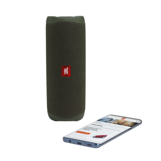 JBL Zvočna postaja  FLIP 5 Bluetooth prenosni zvočnik zelen