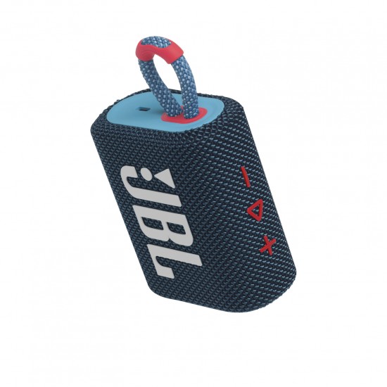 JBL Zvočna postaja  GO3 Bluetooth prenosni zvočnik moder/koralni