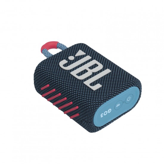 JBL Zvočna postaja  GO3 Bluetooth prenosni zvočnik moder/koralni