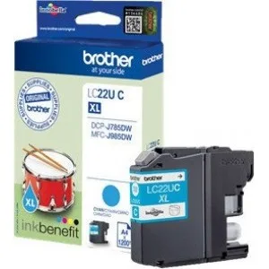 Brother LC22UC (modra) - Original kartuša