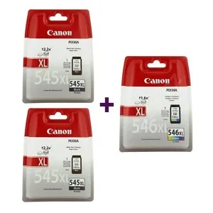 Canon 2 x PG-545XL - CL-546XL - Original komplet kartuš